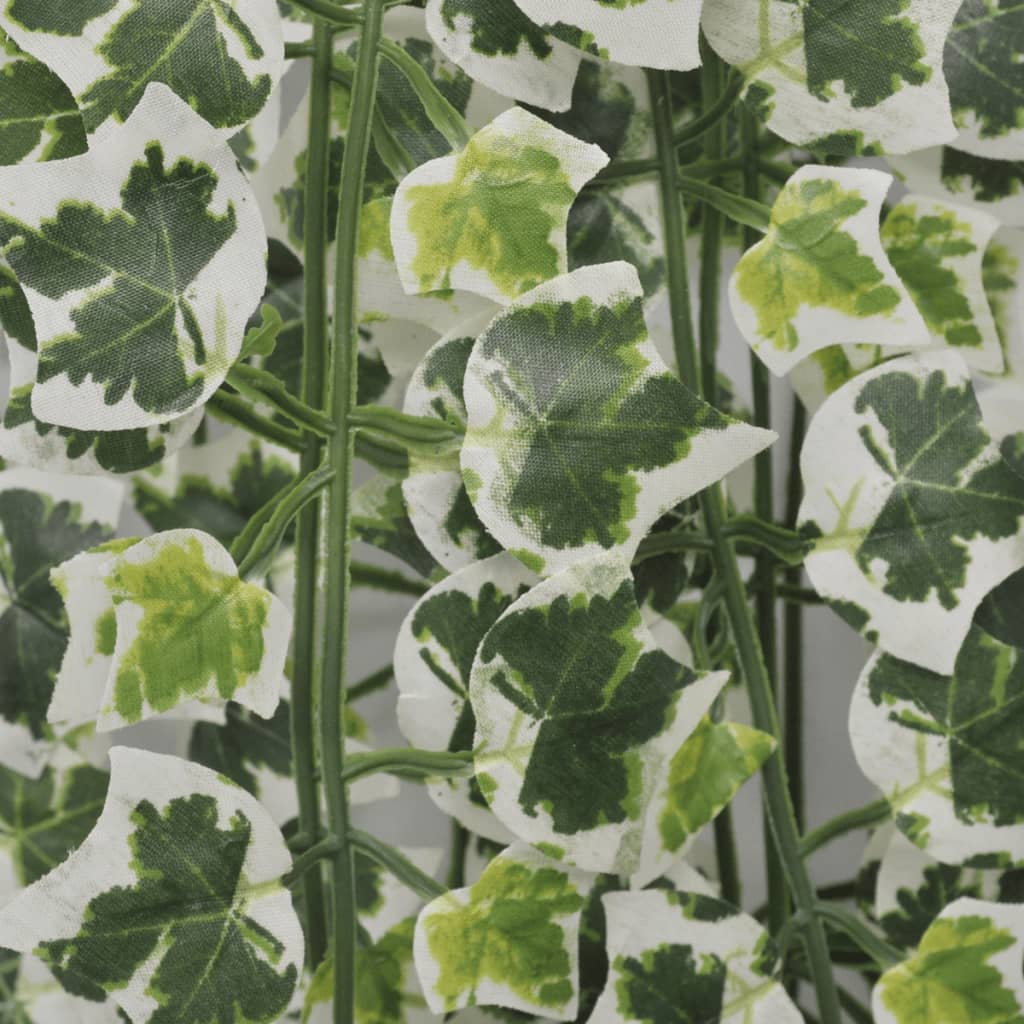VIDAXL Künstliche Pflanze mit unterschiedlichen Efeuarten 90 cm