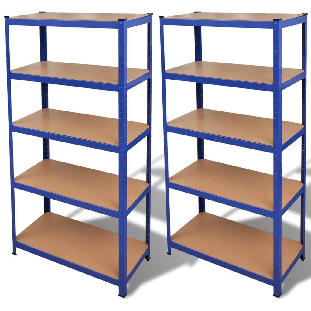 Vidaxl -Speicher 2 St blau