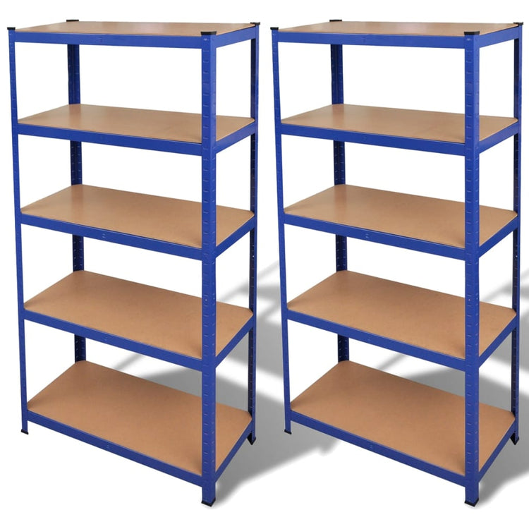Vidaxl -Speicher 2 St blau