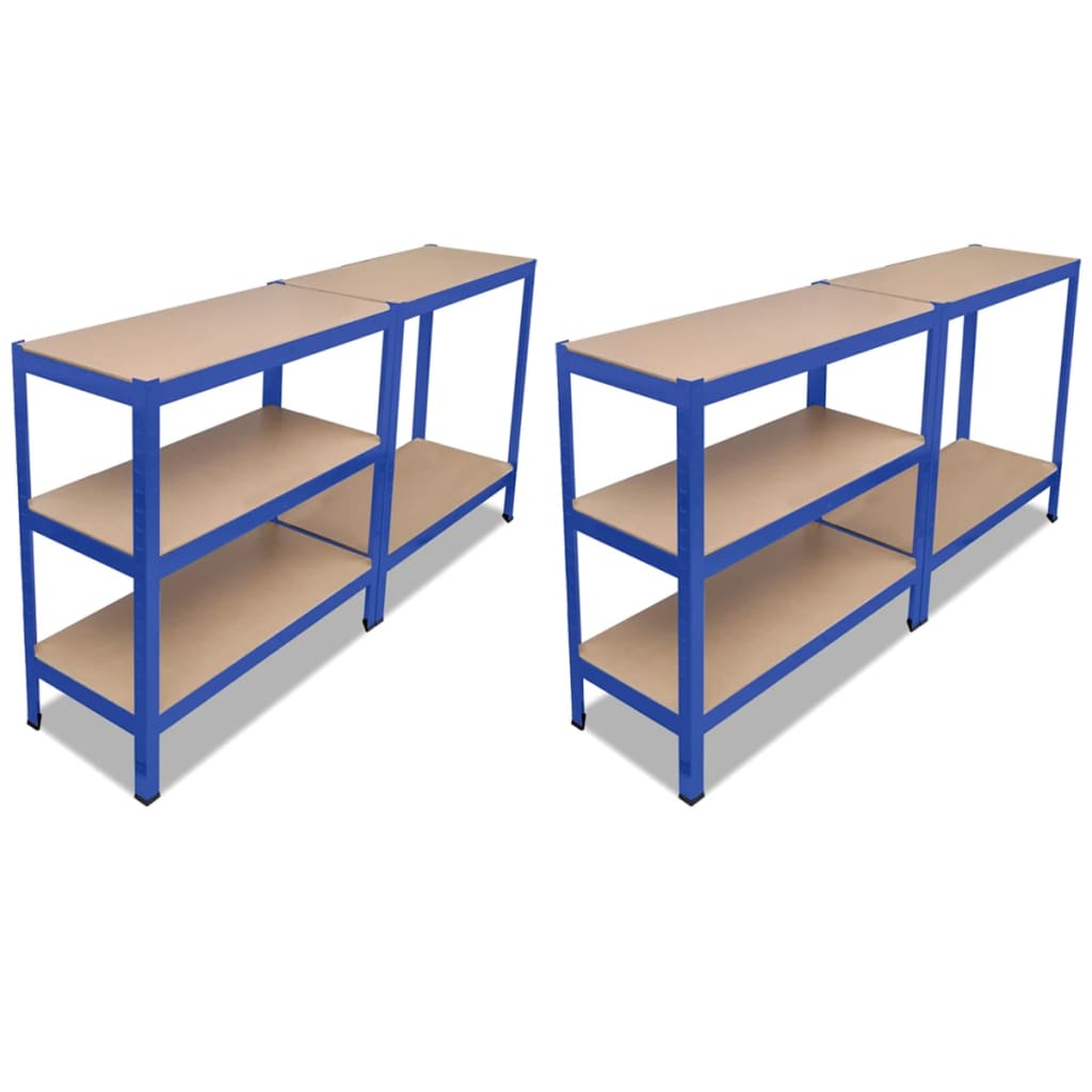 Vidaxl -Speicher 2 St blau