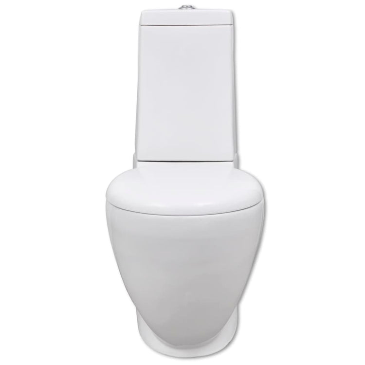 Vidaxl Toiletten Bidet Set Keramik Weiß