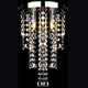 Vidaxl Deckenlampe mit Kristallperlen Metallweiß