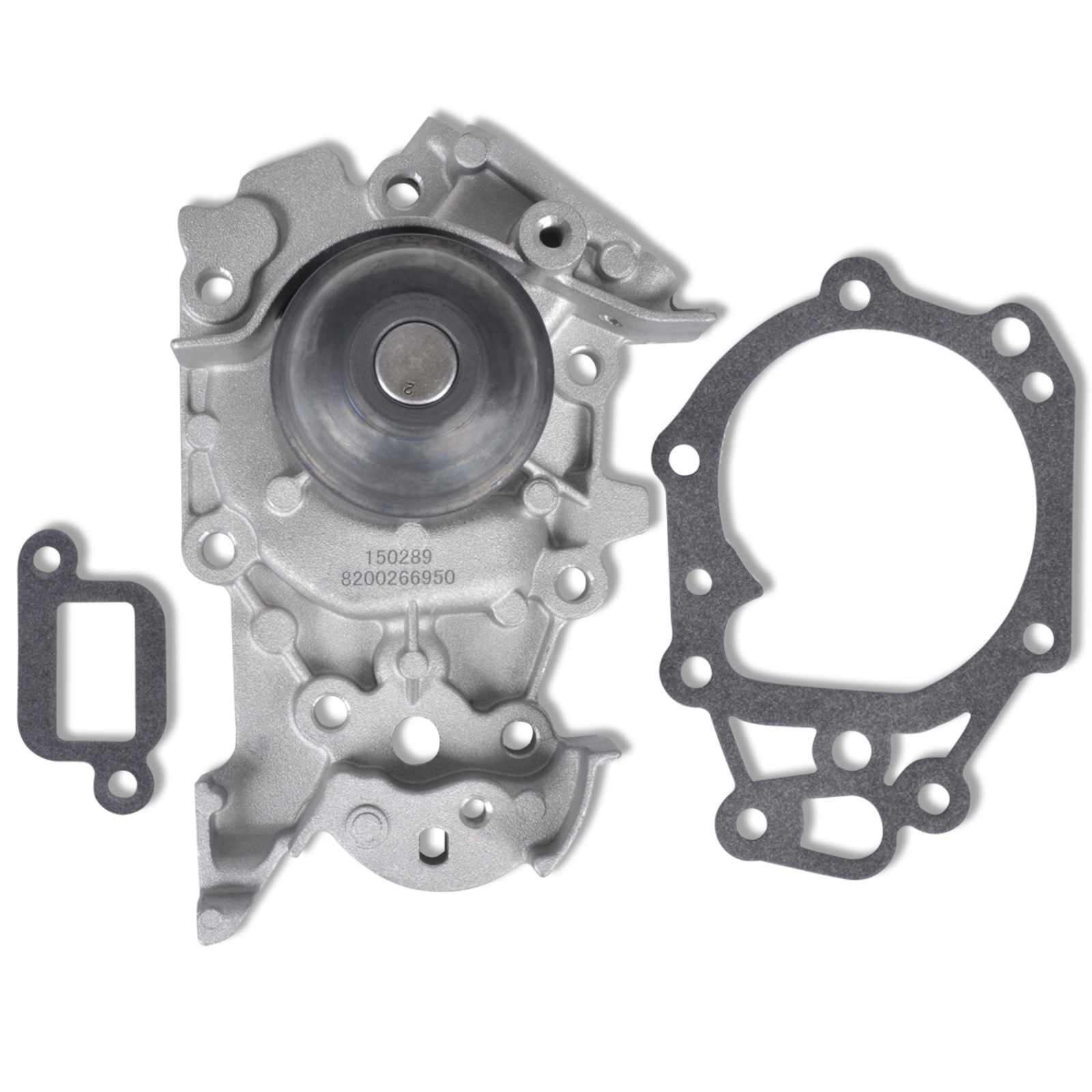 VidaXL Wasserpumpe aus silbernem Metall