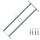 VIDAXL-Fensterschutzschutz mit 2 Cross-Rods 500-650 mm einstellbar
