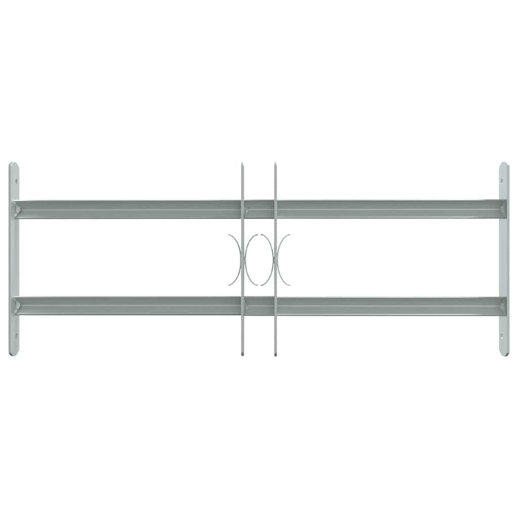VIDAXL-Fensterschutzschutz mit 2 Cross-Rods 500-650 mm einstellbar