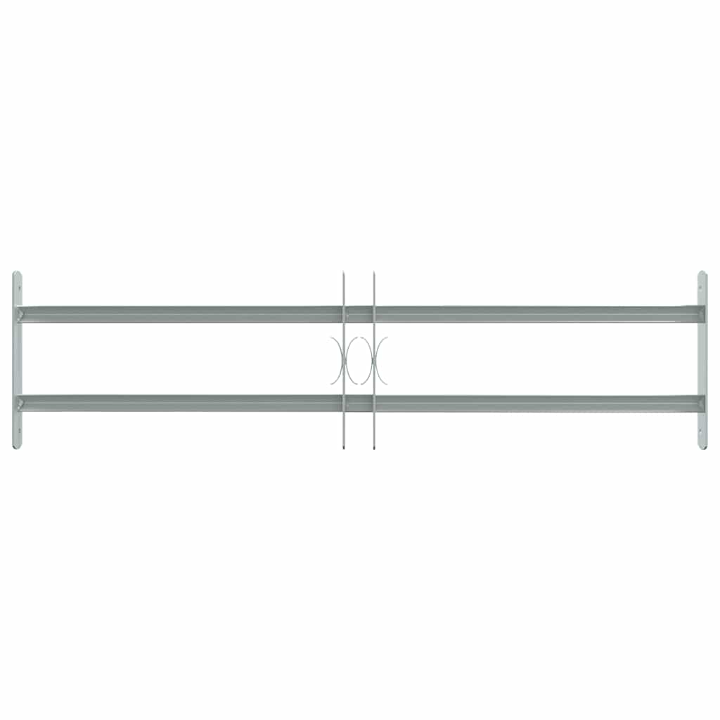 VIDAXL-Fensterschutzschutz mit 2 Cross-Rods 700-1050 mm einstellbar