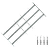 VIDAXL-Fensterschutzschutz mit 3 Cross-Rods 700-1050 mm einstellbar