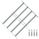 VIDAXL-Fensterschutzschutz mit 4 Cross-Rods 500-650 mm einstellbar