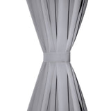 VIDAXL -Vorhänge mit Slots 135 x 245 cm grau 2 STs - afbeelding 3