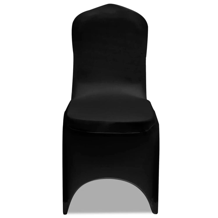 VIDAXL -Abdeckung für Stühle 50 Stück (schwarz)