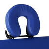 Vidaxl Faltbare Massage Tabelle 2 Zonen mit Holzrahmen (blau)