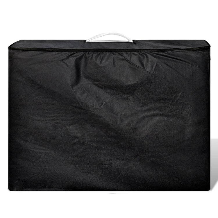 Vidaxl Faltbare Massage Tabelle 3 Zonen mit Holzrahmen (Creme)