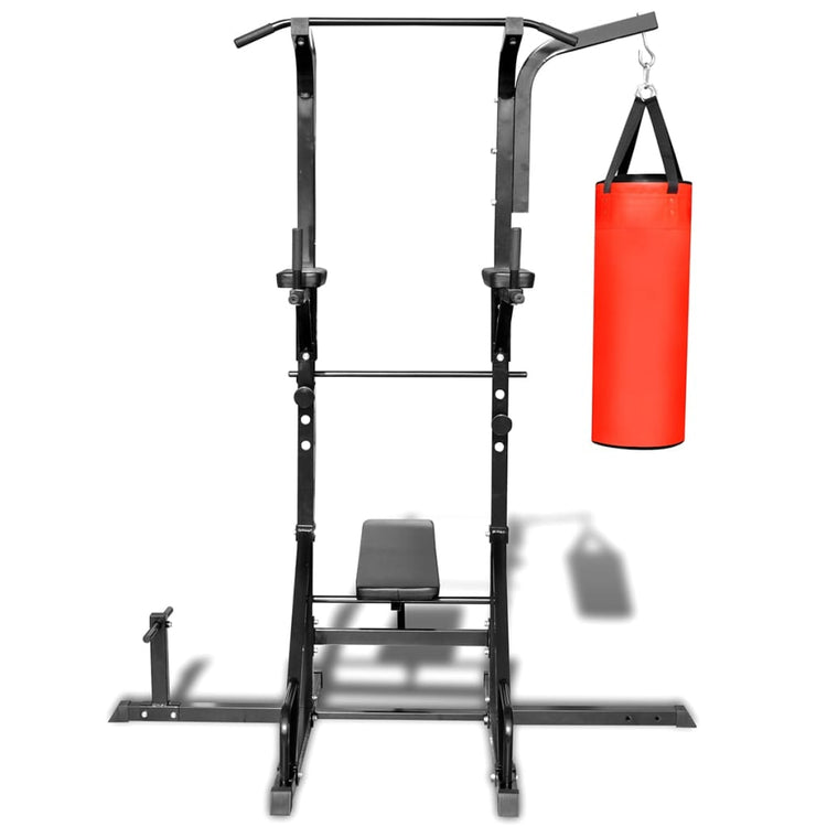 Vidaxl Fitness Device Power mit Bank und Boxkugel