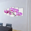 VIDAXL -Leinwand Wanddruck Set Orchid 200 x 100 cm