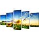 Vidaxl Leinwand Wanddruck Druck Sonnenblume 200 x 100 cm