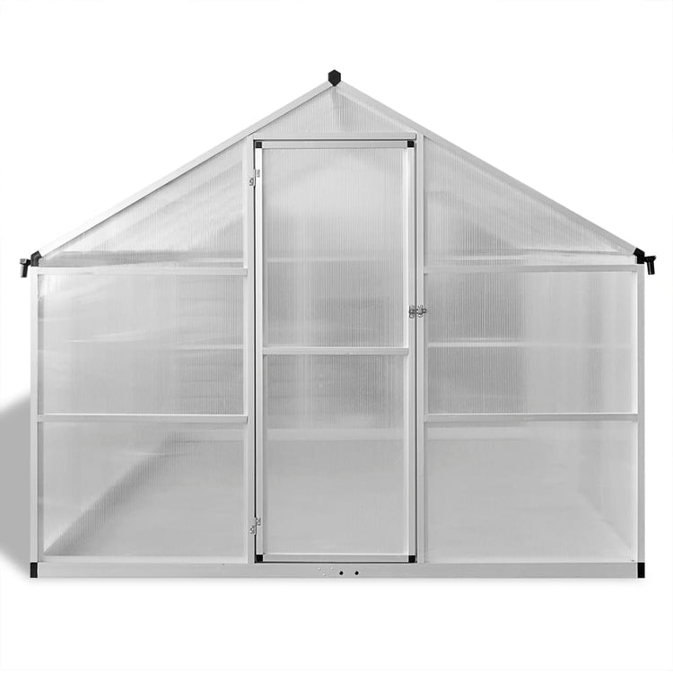 Vidaxl Tuinkas mit Basisrahmen 7,55 m² verstärktes Aluminium