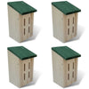 Vidaxl Butterfly Schrank 14 x 15 x 22 cm (Set von 4)