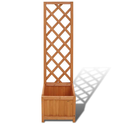 VIDAXL -Pflanzer mit Kletterrahmen 40x30x135 cm