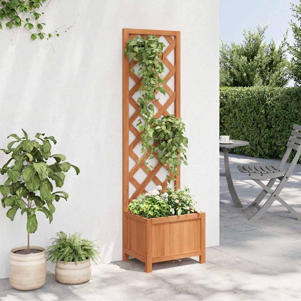 VIDAXL -Pflanzer mit Kletterrahmen 40x30x135 cm