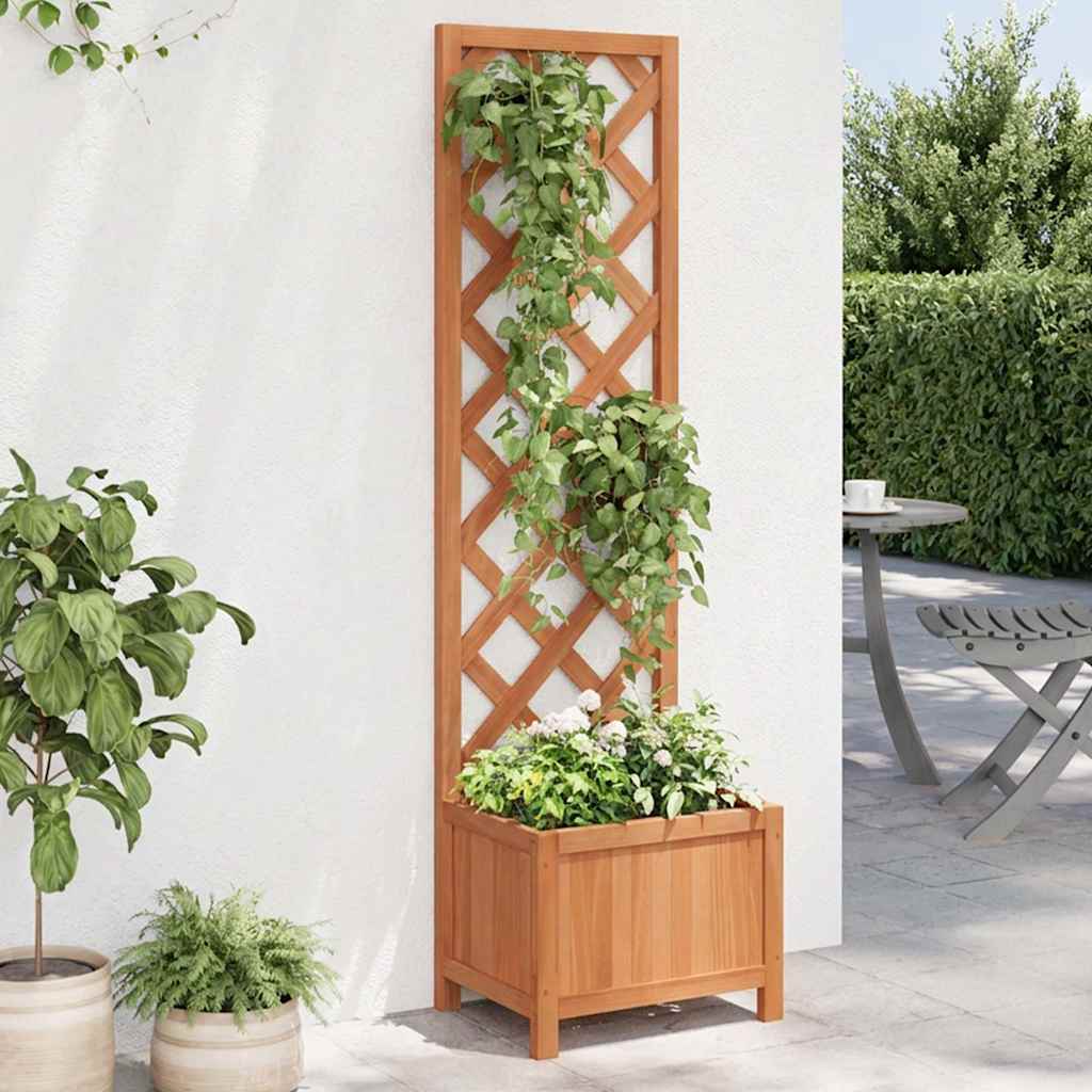 VIDAXL -Pflanzer mit Kletterrahmen 40x30x135 cm