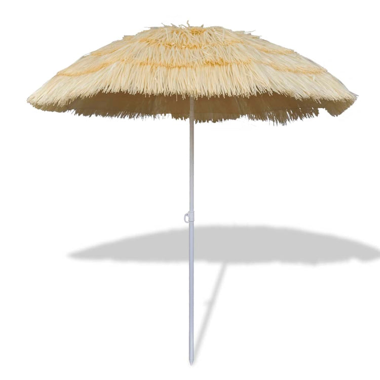 Vidaxl Strandparasol neigten Hawaii -Stil