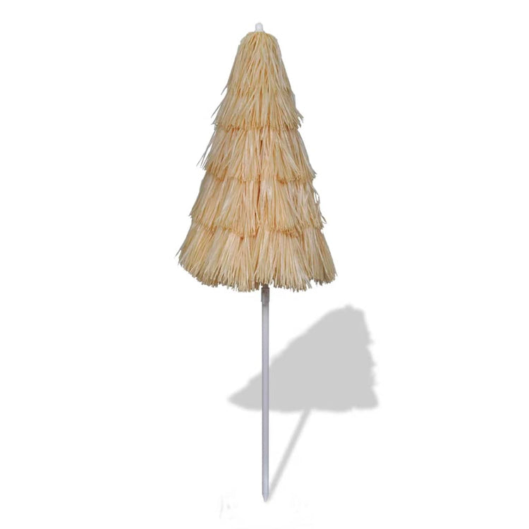 Vidaxl Strandparasol neigten Hawaii -Stil