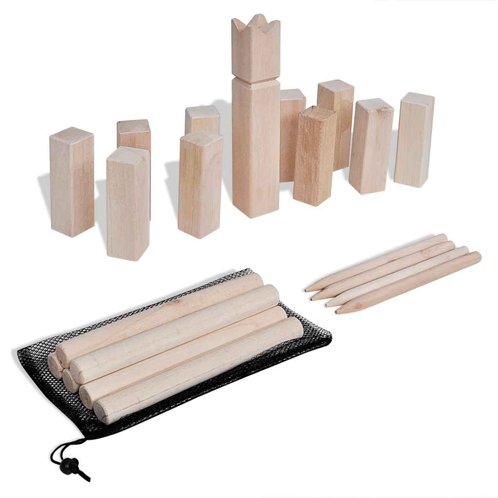 Vidaxl Holzspiel -Set
