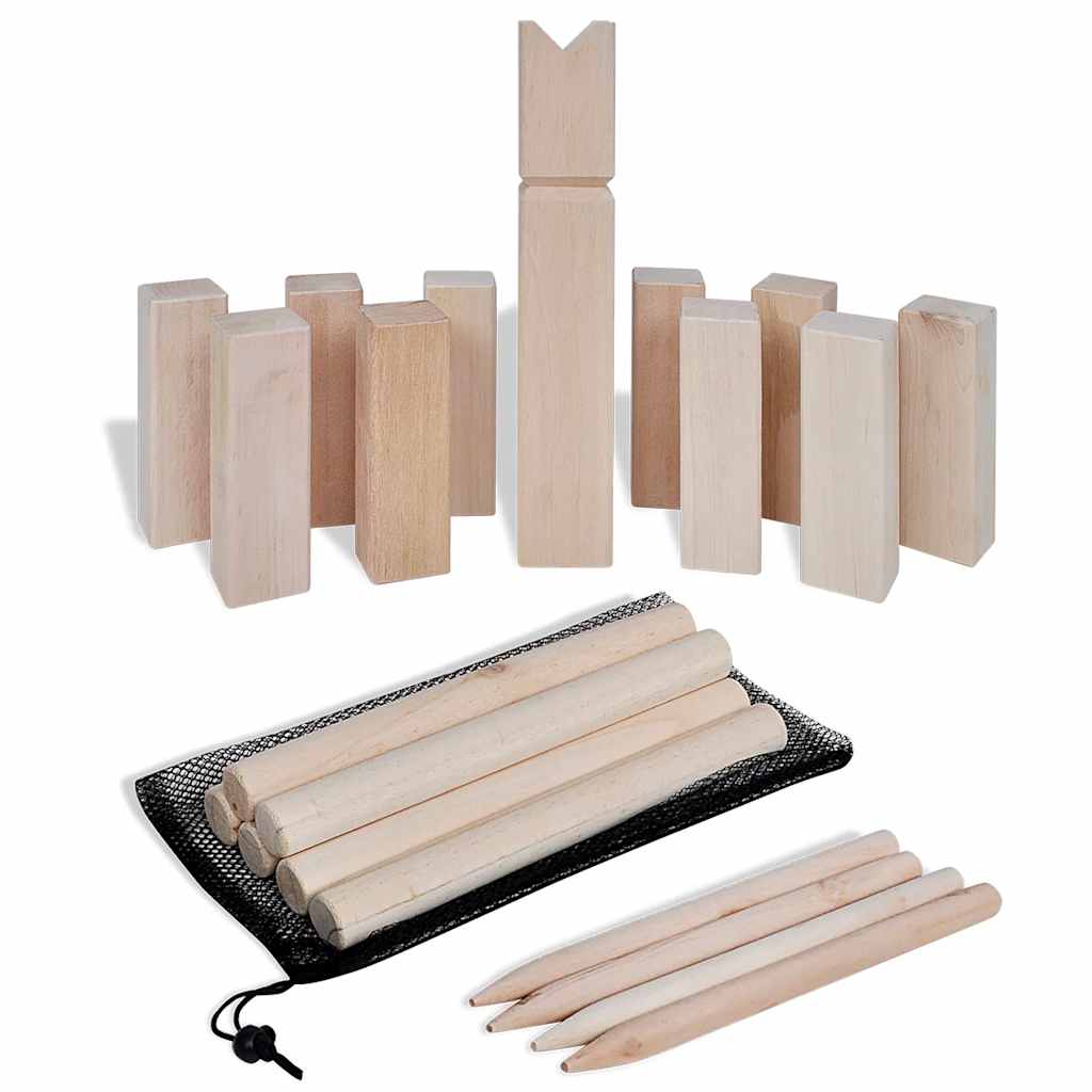 Vidaxl Holzspiel -Set