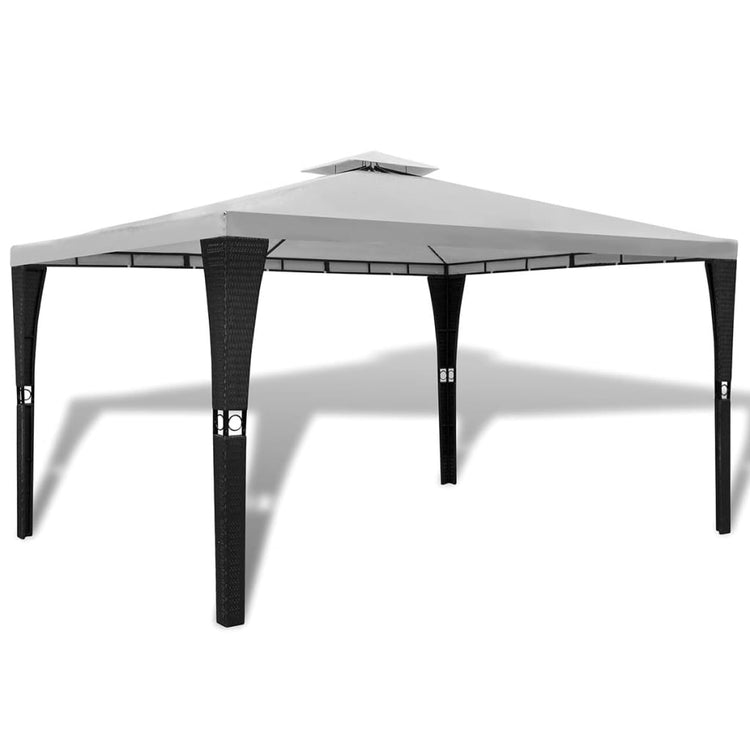 Vidaxl -Laube mit Dach 3x4 m Creme weiß