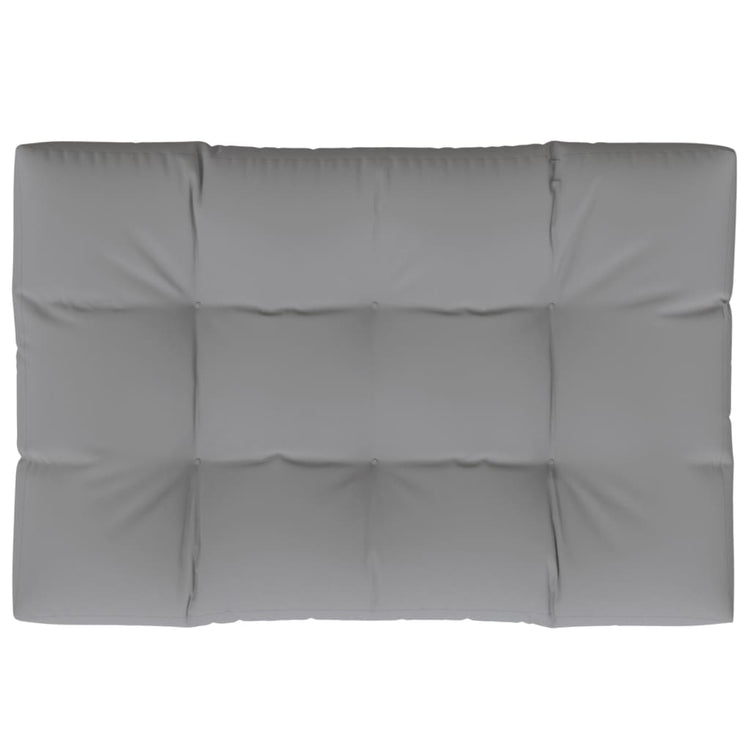 Vidaxl Palettenkissen 120 x 80 x 12 cm Stoff grau