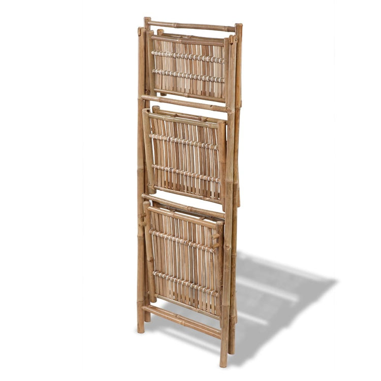 Vidaxl Plant Rack 3-Layer Foldable Bambus