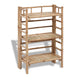 Vidaxl Plant Rack Bambus mit 3 Brettern