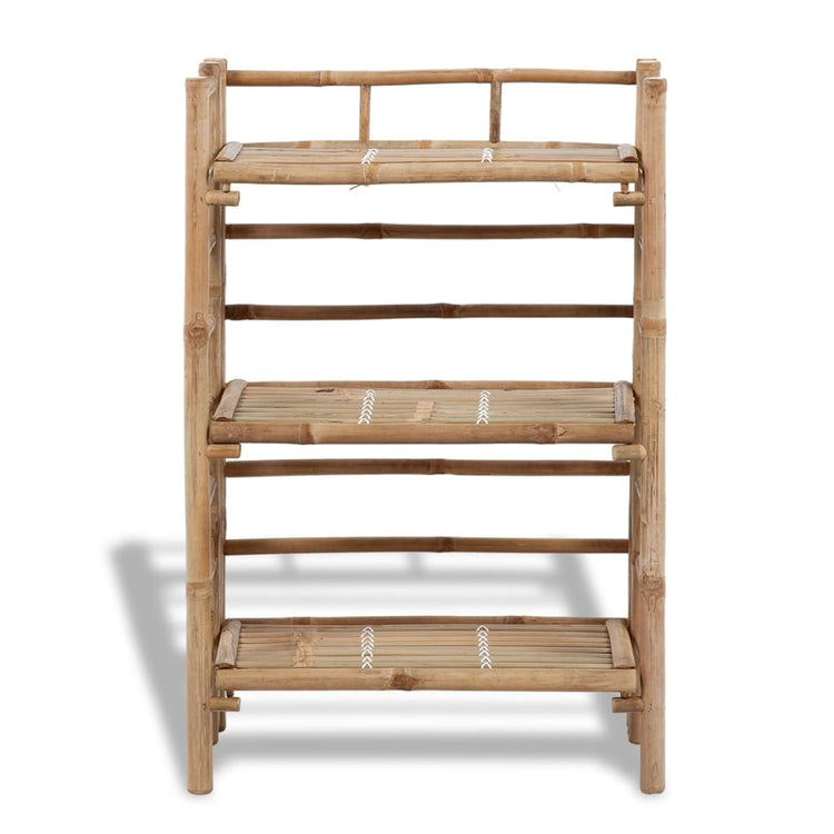 Vidaxl Plant Rack Bambus mit 3 Brettern