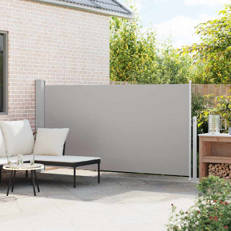 Vidaxl Garden Bildschirm ausziehbar 160 x 300 cm Grau