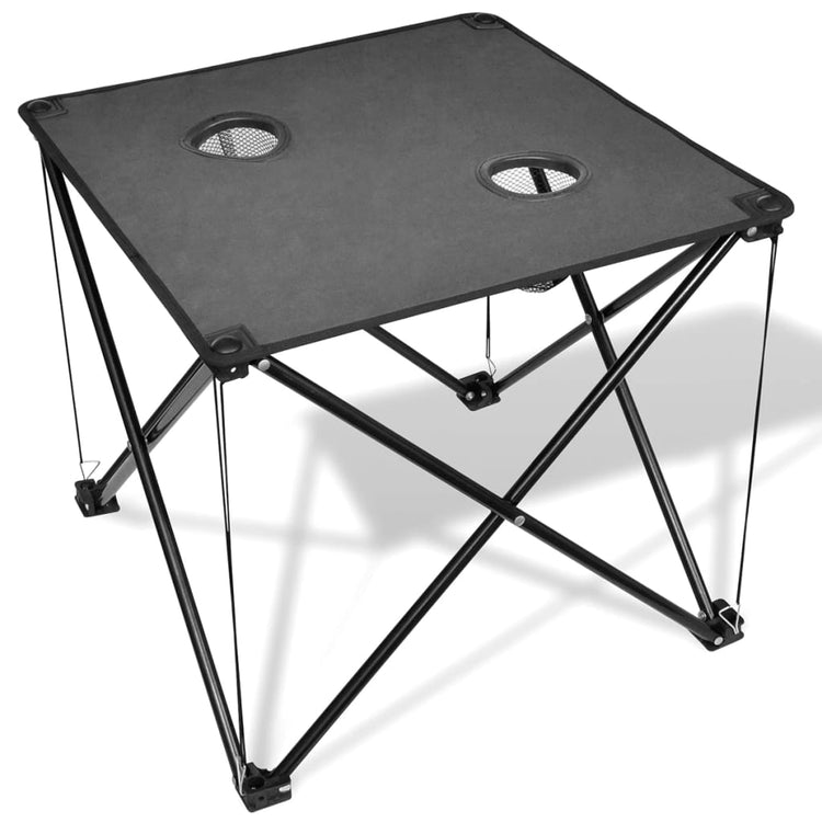 Vidaxl Camping Table zusammenklappbar (grau)
