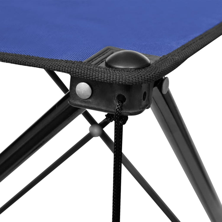 Vidaxl Camping Table zusammenklappbar (blau)