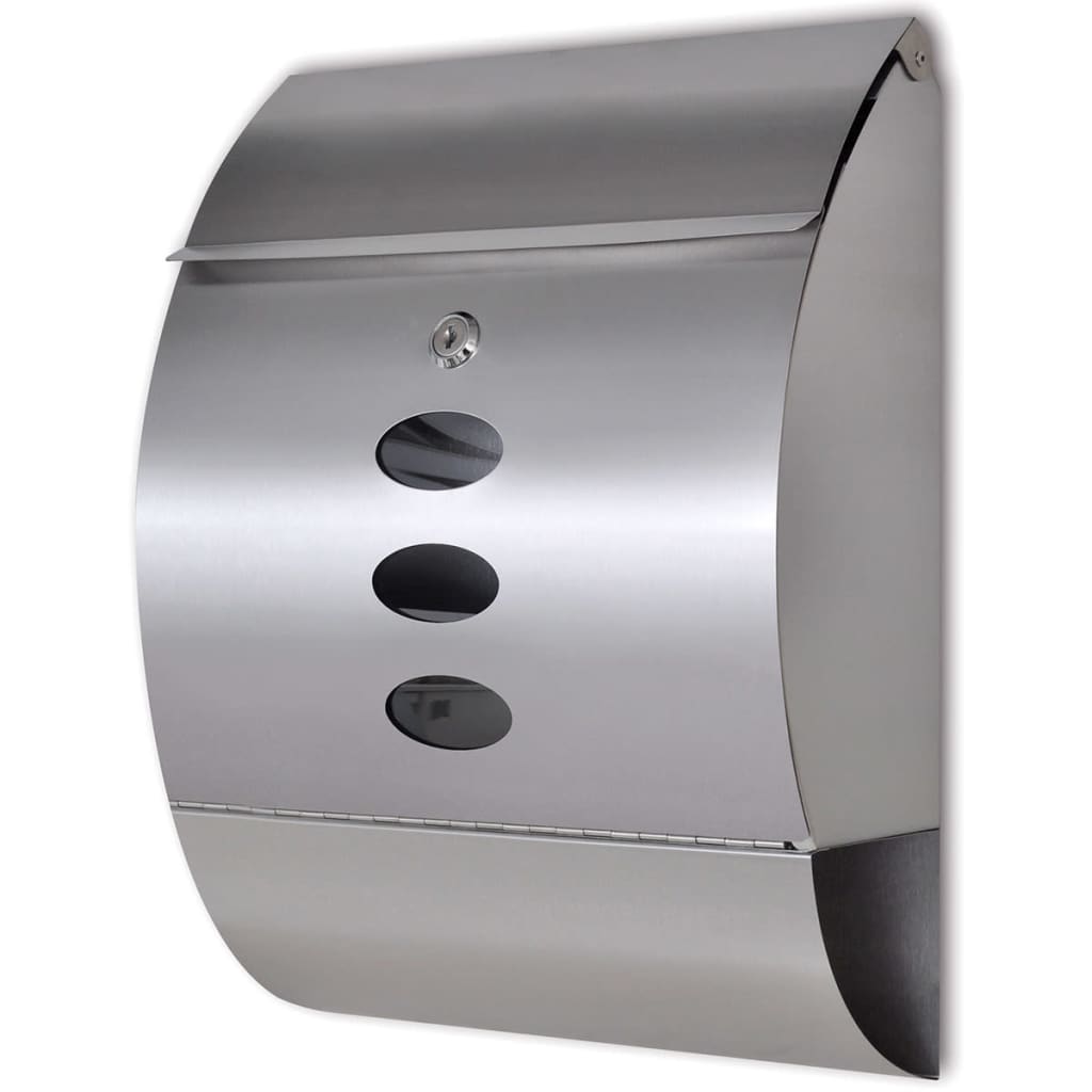 Vidaxl Letterbox Edelstahl