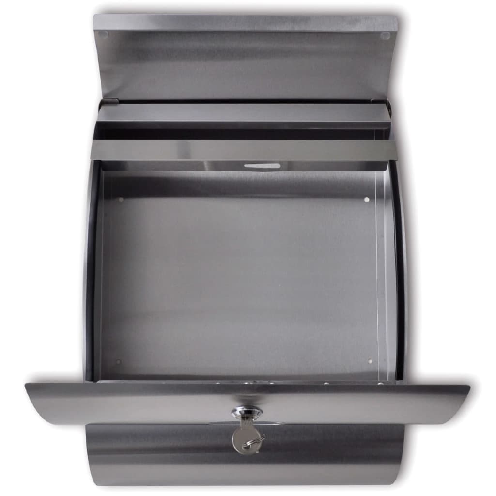 Vidaxl Letterbox Edelstahl