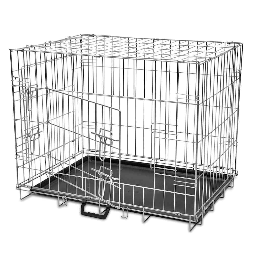 Vidaxl Hundebank zusammenklappbar l Metall