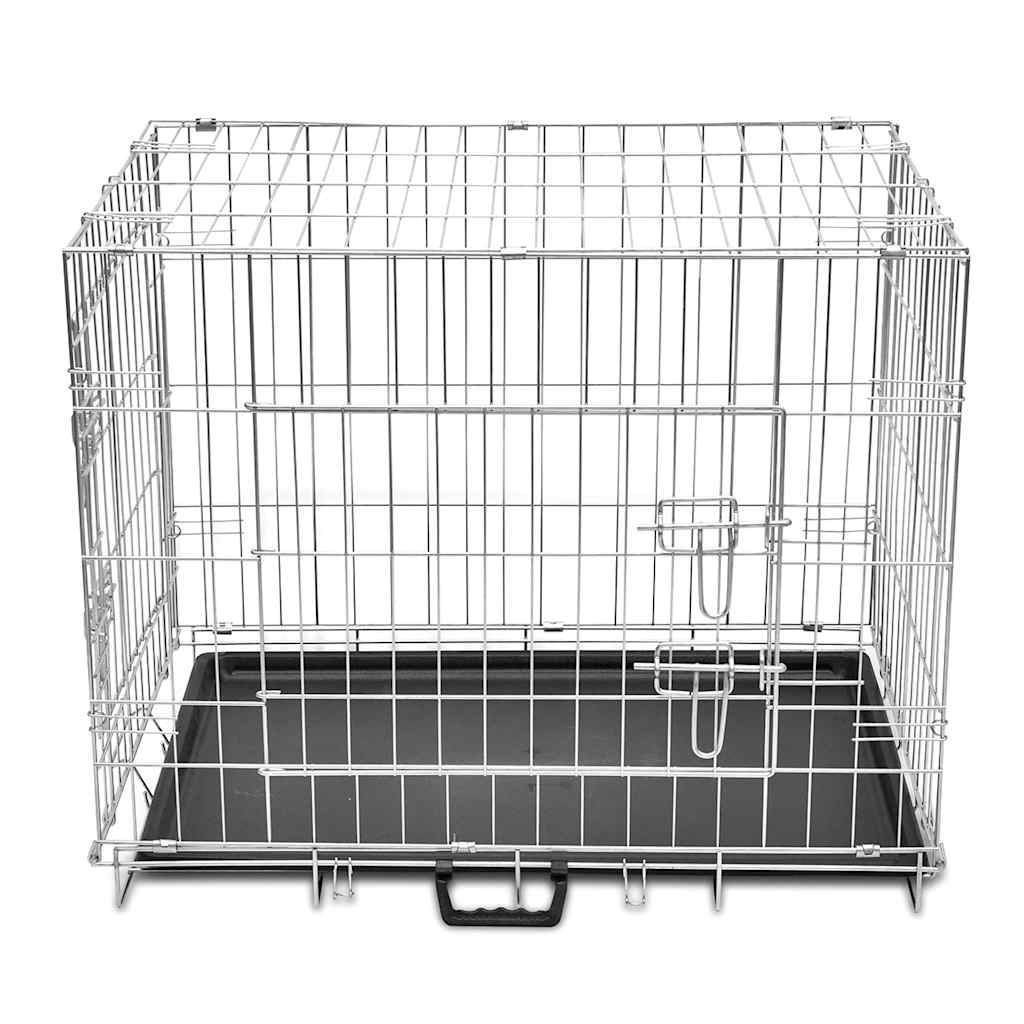 Vidaxl Hundebank zusammenklappbar l Metall