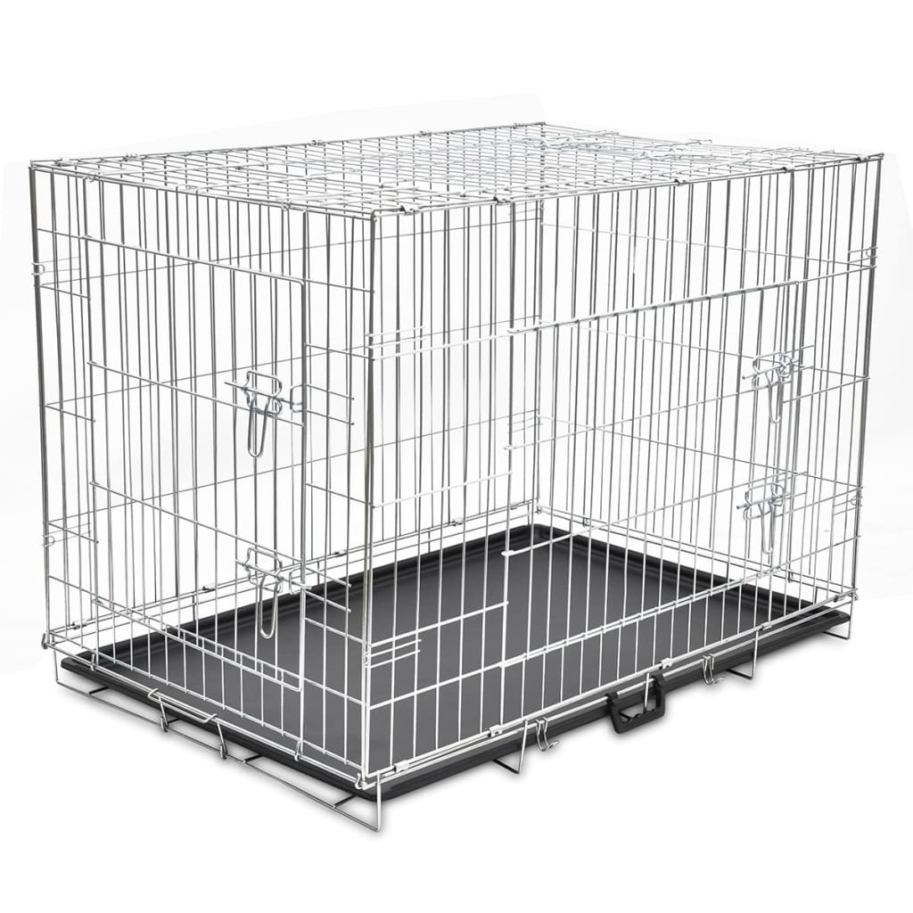 Vidaxl Hundebank zusammenklappbar xl Metall