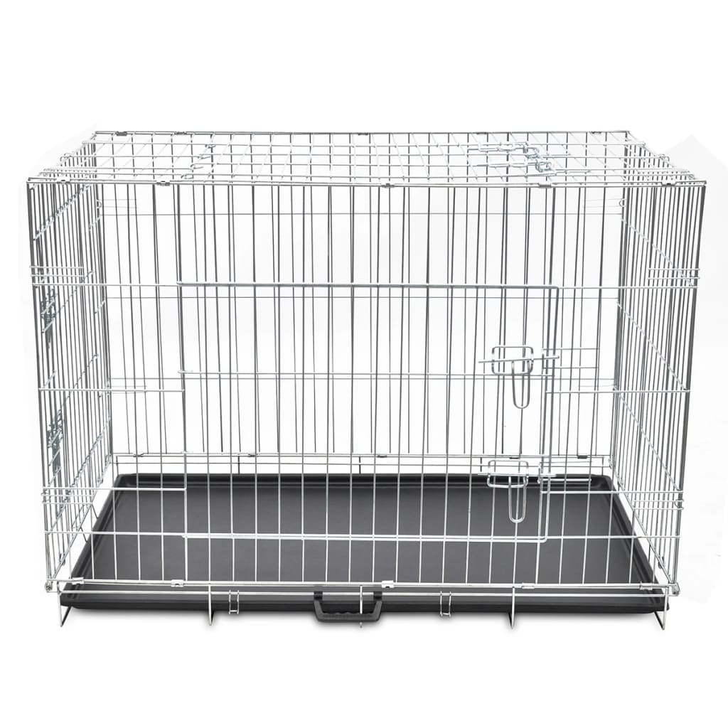 Vidaxl Hundebank zusammenklappbar xl Metall