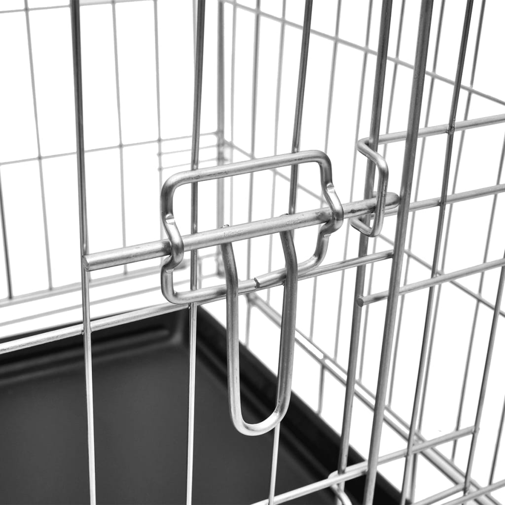 Vidaxl Hundebank zusammenklappbar xl Metall