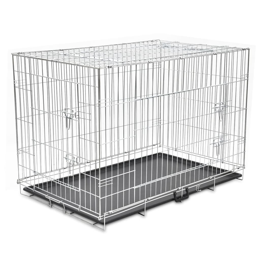 Vidaxl Hundebank zusammenklappbar xxl Metall
