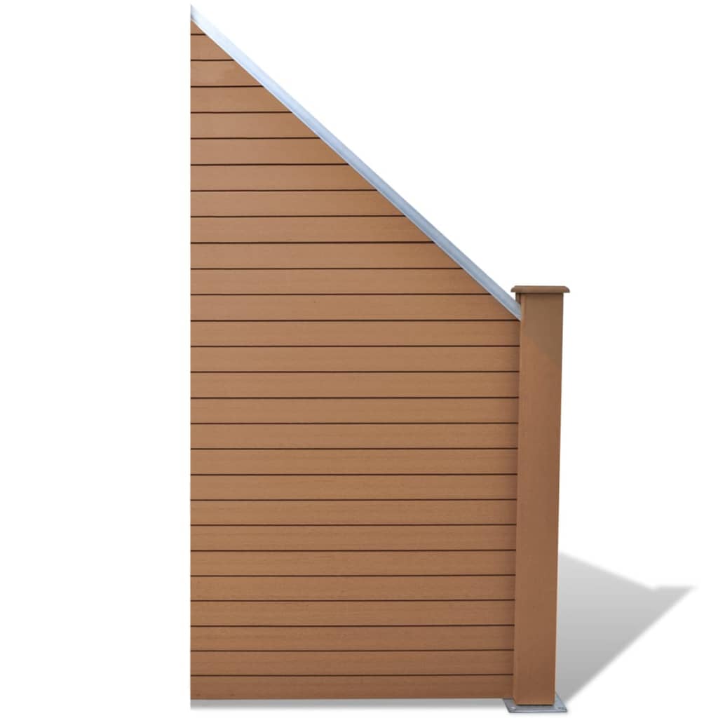 VIDAXL-Zauntafel 105x (105-185) CM HKC-Braun