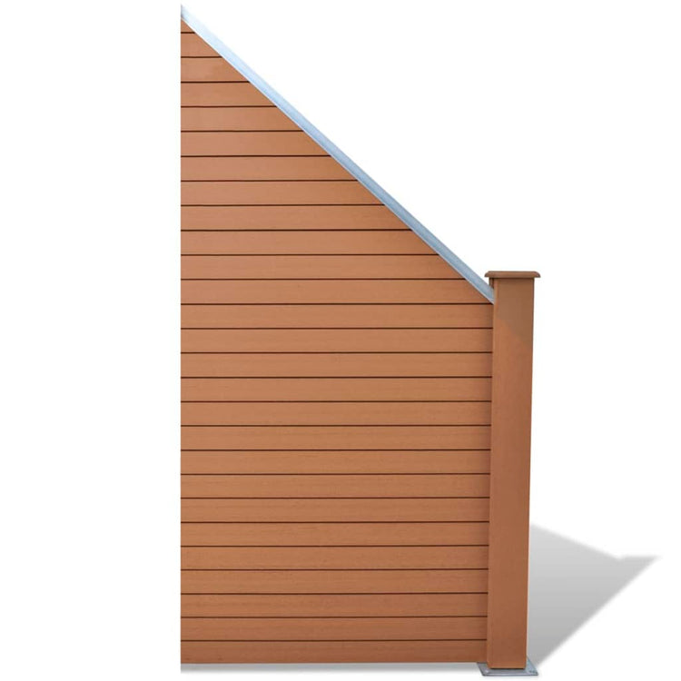 VIDAXL-Zauntafel 105x (105-185) CM HKC-Braun