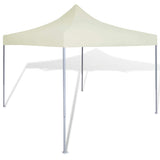 Vidaxl Partytent faltbar 3x3 m Creme - afbeelding 1