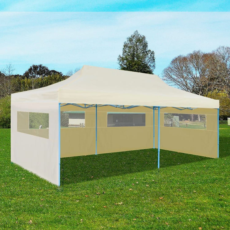 Vidaxl Partytent Pop-up faltbar 3x6 m Creme