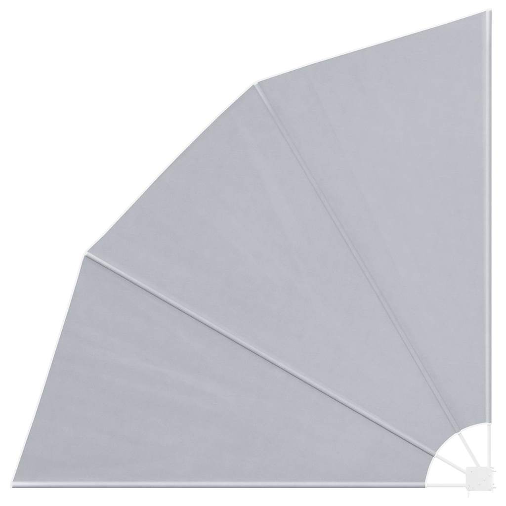 Vidaxx faltbarer Balkonschirm 210x210 cm grau