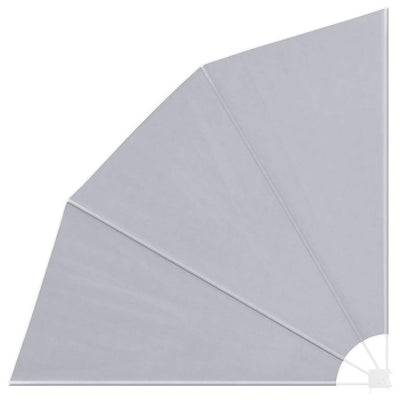 Vidaxx faltbarer Balkonschirm 210x210 cm grau